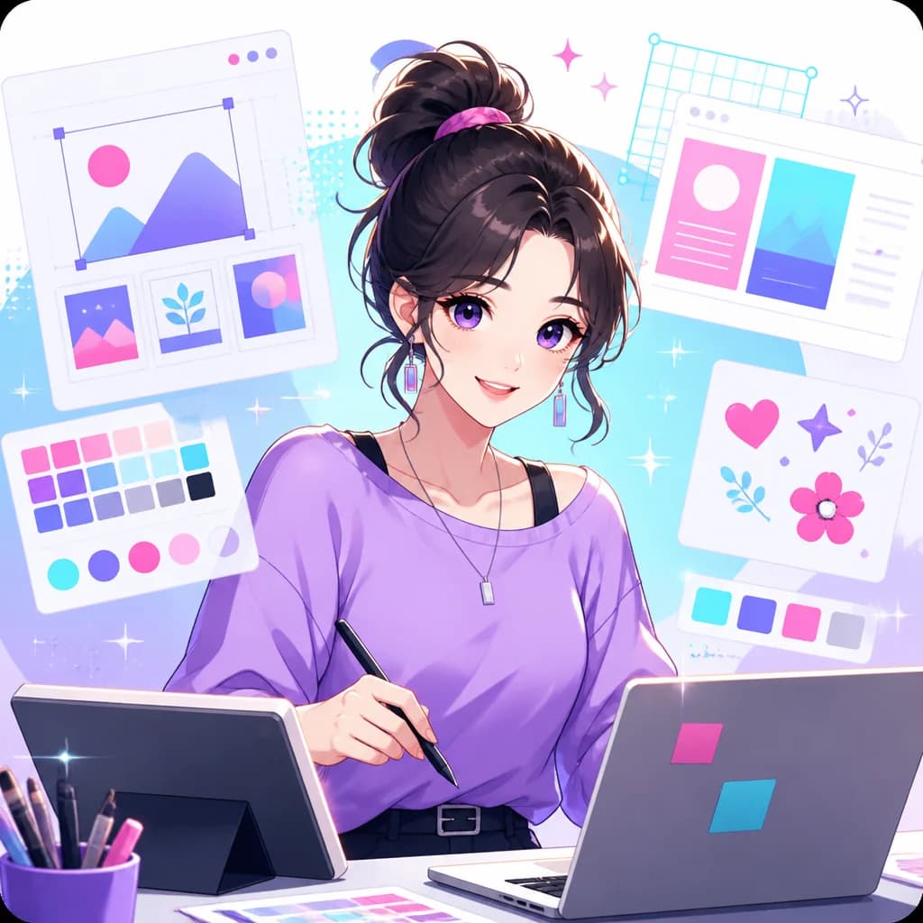 Canva 캐릭터 일러스트