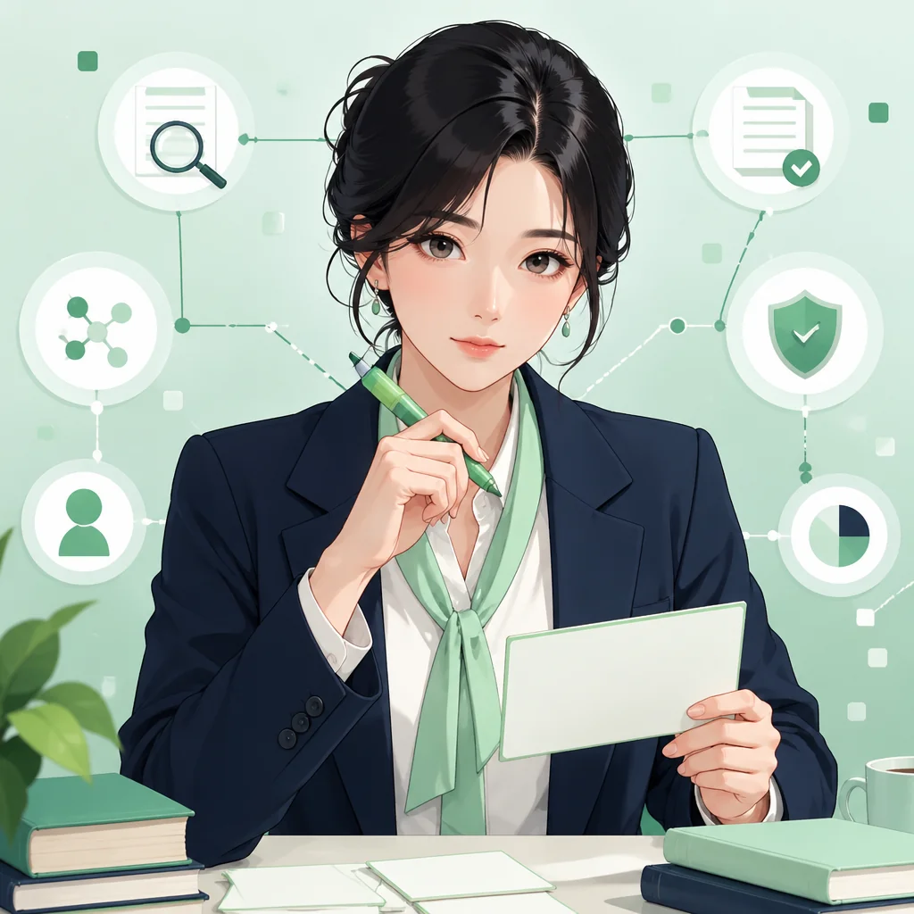 Liner 여성 캐릭터 일러스트
