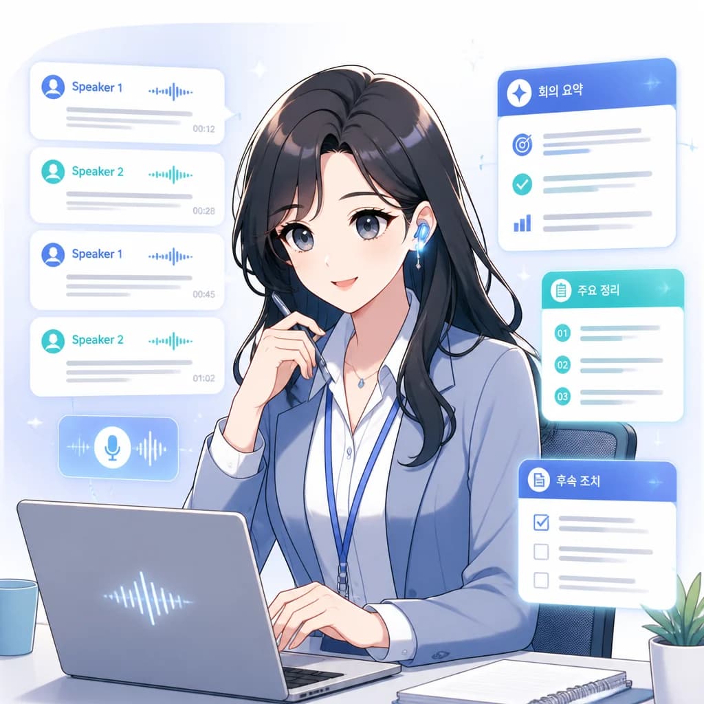 Otter.ai 캐릭터 일러스트