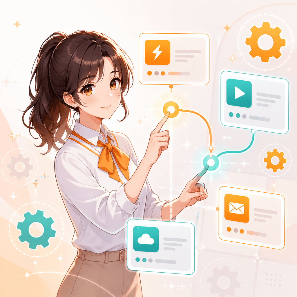 자동화 카테고리 AI 캐릭터 이미지