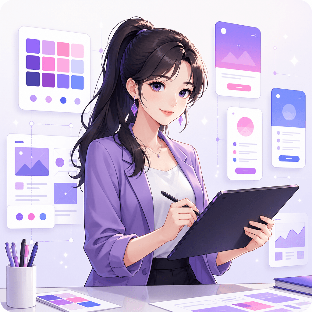 디자인 카테고리 AI 캐릭터 이미지