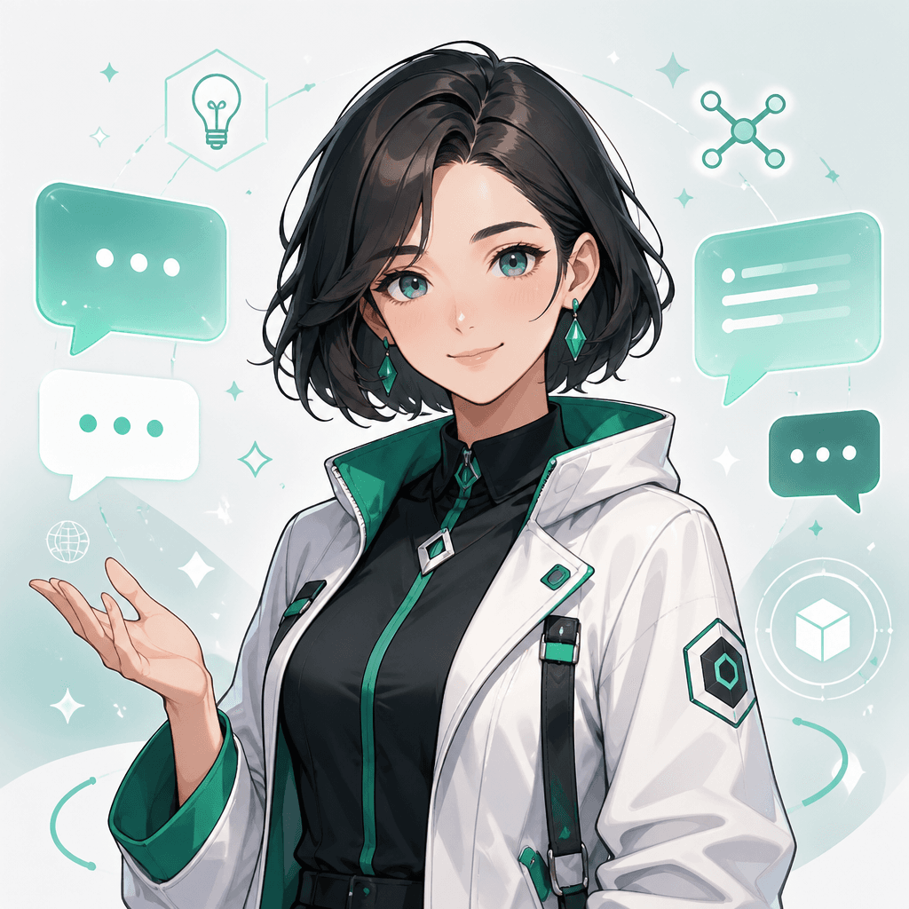 ChatGPT 여성 캐릭터 일러스트