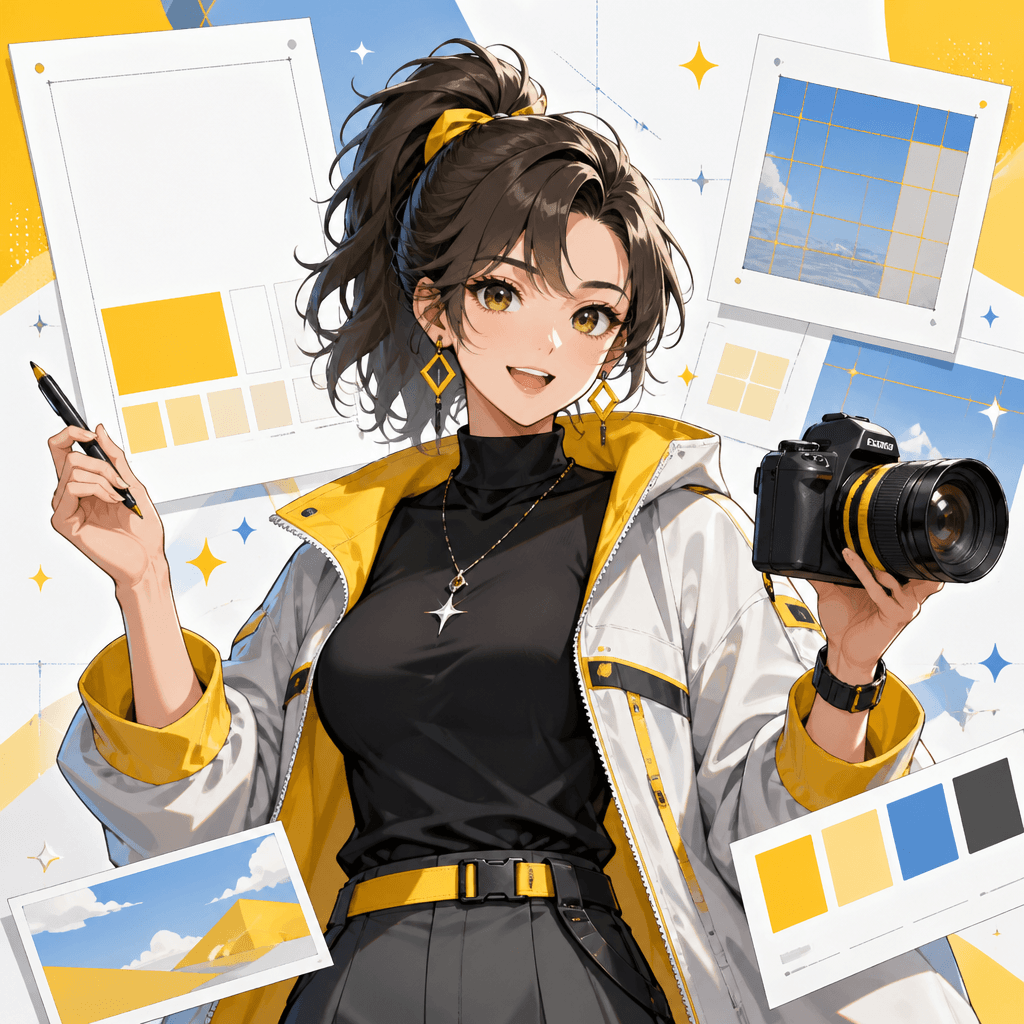 Nano Banana Pro 여성 캐릭터 일러스트